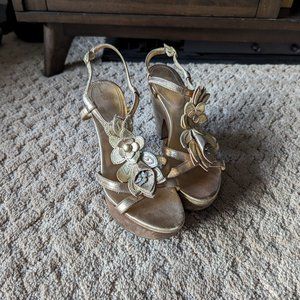Coach Jeanna Metallic Calf